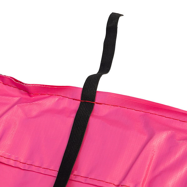 HAPPY GARDEN - Matelas de protection réversible pour trampoline Ø180cm CAIRNS - gris/rose - large