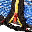 HAPPY GARDEN - Pack Premium Trampoline 370cm réversible bleu / vert PERTH + filet, échelle, bâche et kit d'ancrage - vignette