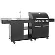 COOK'IN GARDEN - Cuisine extérieure modulable FYRA - 4 brûleurs - vignette