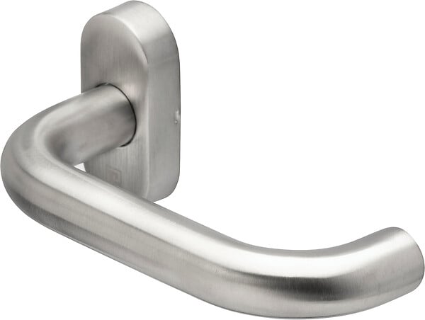 HERACLES - Béquille double sur rosace étroite inox Jade 1294 - Héraclès - B-INOX-RE03 - large