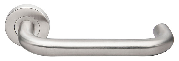 HERACLES - Béquille double XL sur rosace JADE bec de cane spécial PMR inox 1294 - HERACLES - B-INOX-02XL - large
