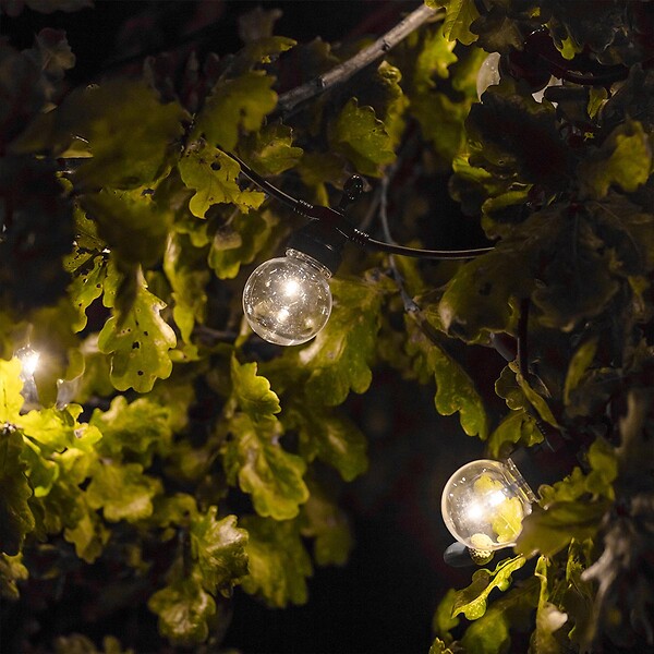 LUMISKY - Guirlande connectable PARTY CLEAR 20 globes 8.7M - large