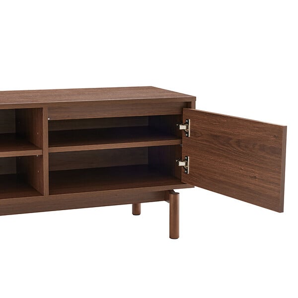 HAPPY GARDEN - Meuble TV en bois foncé 160cm SARAH - large