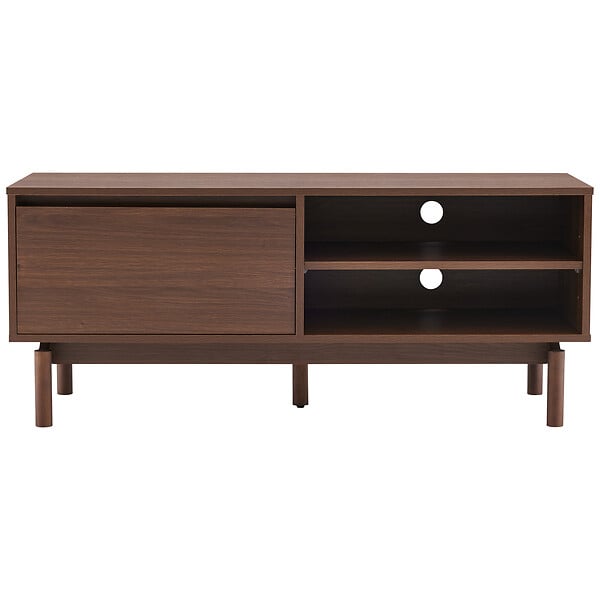 HAPPY GARDEN - Meuble TV en bois foncé 120cm SARAH - large