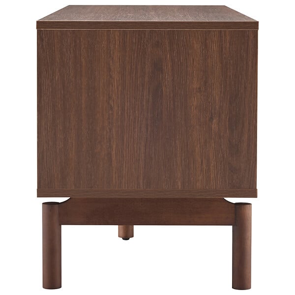 HAPPY GARDEN - Meuble TV en bois foncé 120cm SARAH - large