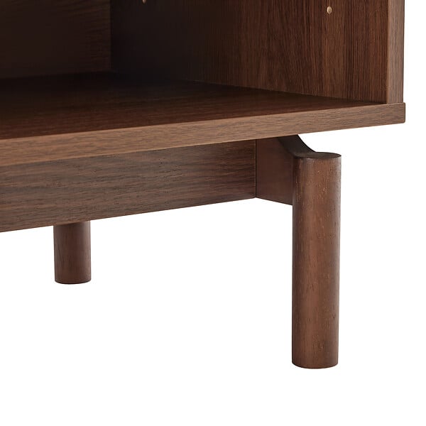 HAPPY GARDEN - Meuble TV en bois foncé 120cm SARAH - large