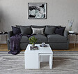 HABITAT ET JARDIN - Ensemble de tables basses en bois "Ortanca" - 60 x 60 x 37 cm - Blanc - vignette