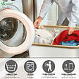 VOUNOT - Panier a linge pliable 145L avec sac intérieur cadre bambou et couvercle beige - vignette