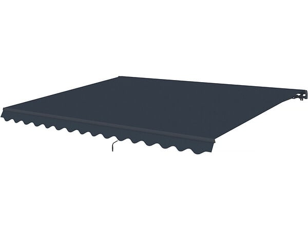 HABITAT ET JARDIN - Store banne en aluminium "Ombra 4" - 395 x 300 cm - Gris - large