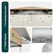 VOUNOT - Tonnelle de jardin exterieure pliable avec moustiquaire 3.6x3.6m beige - vignette