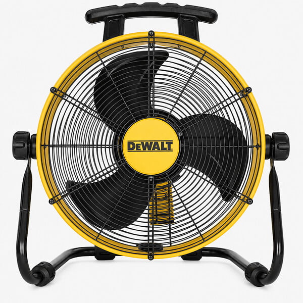 MCCOVER - Ventilateur de sol DeWalt 45 cm 110 W - DXF1853 Jaune - large