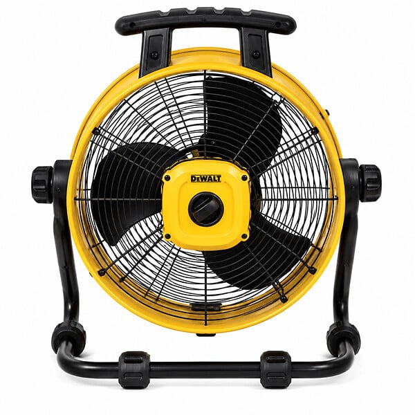 MCCOVER - Ventilateur de sol DeWalt 45 cm 110 W - DXF1853 Jaune - large