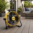 MCCOVER - Ventilateur de sol DeWalt 45 cm 110 W - DXF1853 Jaune - vignette