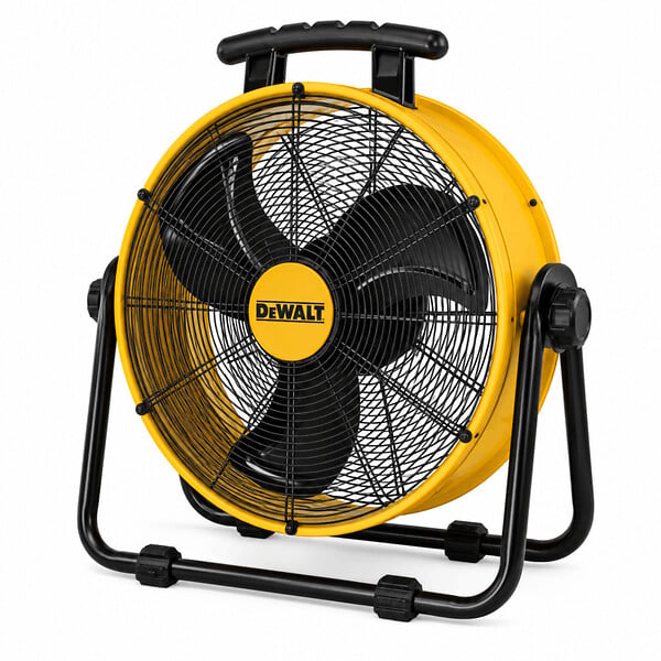 MCCOVER - Ventilateur de sol DeWalt 50 cm 110 W - DXF2067 Jaune - large