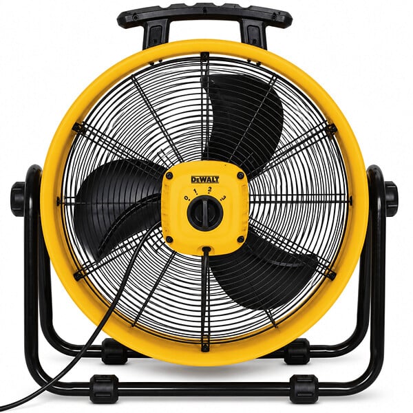 MCCOVER - Ventilateur de sol DeWalt 50 cm 110 W - DXF2067 Jaune - large