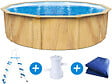 HABITAT ET JARDIN - Piscine acier ronde aspect bois "Punta cana" - Ø 4.60 x 1.20 m - vignette