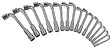 KS TOOLS - Jeu de 16 clés à pipe débouchées métriques - 6 pans - en boîte  - KS TOOLS - 517.0441 - vignette