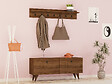 HABITAT ET JARDIN - Meuble d'Entrée en bois "Rupa" - 35 x 113 x 48 cm - Noyer - vignette