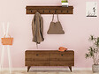 HABITAT ET JARDIN - Meuble d'Entrée en bois "Rupa" - 35 x 113 x 48 cm - Noyer - vignette