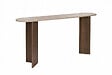 HABITAT ET JARDIN - Console en bois "Sira" - 150 x 35 x 75 cm - Travertin - vignette