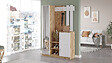 HABITAT ET JARDIN - Meuble d'entrée en bois "DD7" - 113 x 37 x 179 cm - Blanc - vignette