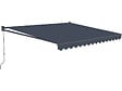 HABITAT ET JARDIN - Auvent store banne rétractable en aluminium 2,5 x 3 m "Ombra 3" - Gris anthracite - vignette