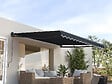 HABITAT ET JARDIN - Auvent store banne rétractable en aluminium 2,5 x 3 m "Ombra 3" - Gris anthracite - vignette