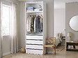 HABITAT ET JARDIN - Module pour armoire "Opéra" - 80 x 45 x 40 cm - Blanc - vignette