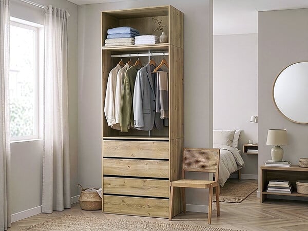 HABITAT ET JARDIN - Module pour armoire "Opéra" - 80 x 45 x 40 cm - Beige - large