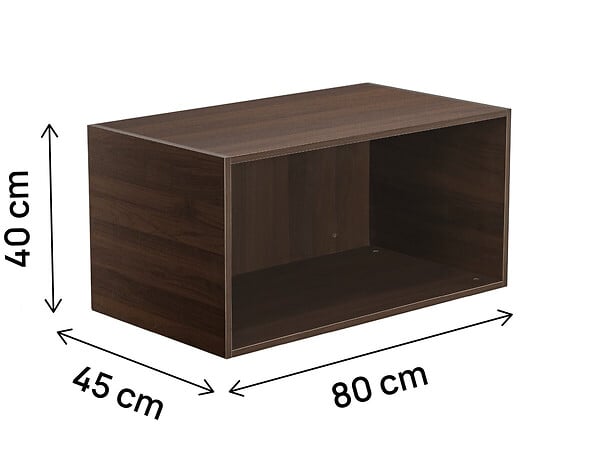 HABITAT ET JARDIN - Module pour armoire "Opéra" - 80 x 45 x 40 cm - Marron - large
