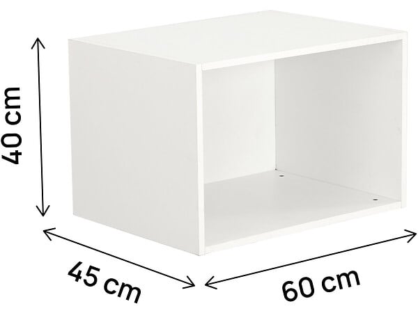 HABITAT ET JARDIN - Module pour armoire "Opéra" - 60 x 45 x 40 cm - Blanc - large