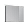 HABITAT ET JARDIN - Meuble Salle de Bain avec Miroir "Nuvola 80 v2" - 75 x 16 x 66 cm - Anthracite - vignette