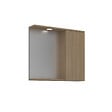 HABITAT ET JARDIN - Meuble Salle de Bain avec Miroir "Purus 80" - 75 x 18 x 68 cm - Sonomo Oak - vignette