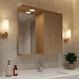 HABITAT ET JARDIN - Meuble Salle de Bain avec Miroir "Purus 80" - 75 x 18 x 68 cm - Sonomo Oak - vignette