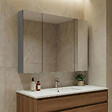 HABITAT ET JARDIN - Meuble Salle de Bain avec Miroir "Nuvola 100 v2" - 97 x 16 x 66 cm - Grey - vignette