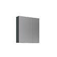 HABITAT ET JARDIN - Meuble Salle de Bain avec Miroir "Purus Desna 60" - 60 x 16 x 66 cm - Matte Anthracite - vignette