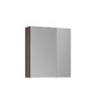 HABITAT ET JARDIN - Meuble Salle de Bain avec Miroir "Side 60" - 60 x 16 x 66 cm - Dark Walnut - vignette