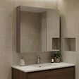 HABITAT ET JARDIN - Meuble Salle de Bain avec Miroir "Side 60" - 60 x 16 x 66 cm - Dark Walnut - vignette