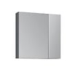 HABITAT ET JARDIN - Meuble Salle de Bain avec Miroir "Nuvola 60 v2" - 66 x 16 x 60 cm - Anthracite - vignette