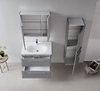 HABITAT ET JARDIN - Meuble Salle de Bain avec Miroir "Nuvola 80 v2" - 75 x 16 x 66 cm - Grey - vignette