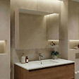 HABITAT ET JARDIN - Meuble Salle de Bain avec Miroir "Side 80" - 79 x 16 x 66 cm - Oak - vignette