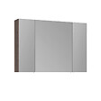 HABITAT ET JARDIN - Meuble Salle de Bain avec Miroir "Side 100" - 100 x 16 x 66 cm - Dark Walnut - vignette