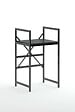HABITAT ET JARDIN - Meuble pour machine à laver en métal "Junior" - 70 x 60 x 116 cm - Noir - vignette