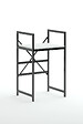 HABITAT ET JARDIN - Meuble pour machine à laver en métal "Junior" - 70 x 60 x 116 cm - Blanc - vignette