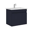 HABITAT ET JARDIN - Meuble Vasque "Tivoli 65" - 65 x 45 x 57 cm - Matte Navy Blue - vignette