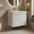 HABITAT ET JARDIN - Meuble Vasque "Tivoli 65" - 65 x 45 x 57 cm - Matte White - vignette