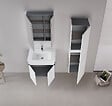 HABITAT ET JARDIN - Meuble Vasque "Tivoli 65" - 65 x 45 x 57 cm - Matte White - vignette