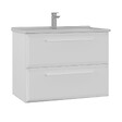 HABITAT ET JARDIN - Meuble Vasque "Nuvola 80 v2" - 80 x 50 x 62 cm - White - vignette