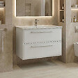 HABITAT ET JARDIN - Meuble Vasque "Nuvola 80 v2" - 80 x 50 x 62 cm - White - vignette