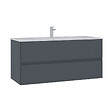 HABITAT ET JARDIN - Meuble Vasque "Nest 121 v2" - 121 x 51 x 55 cm - Matte Anthracite - vignette